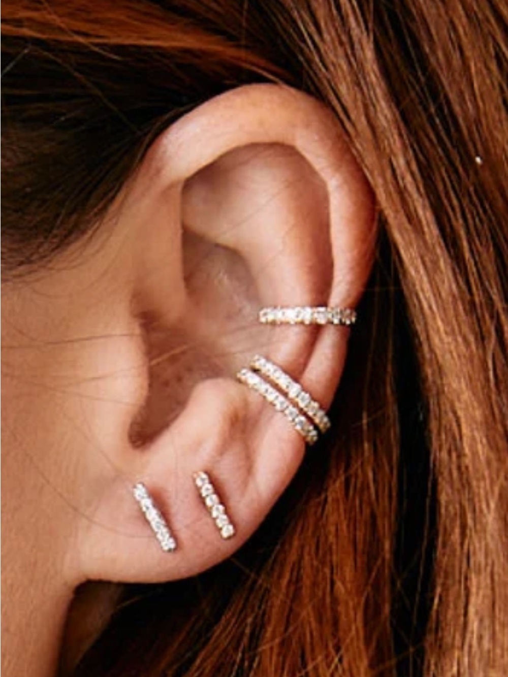 Kate Mara x KBH Single Diamond Ear Cuff